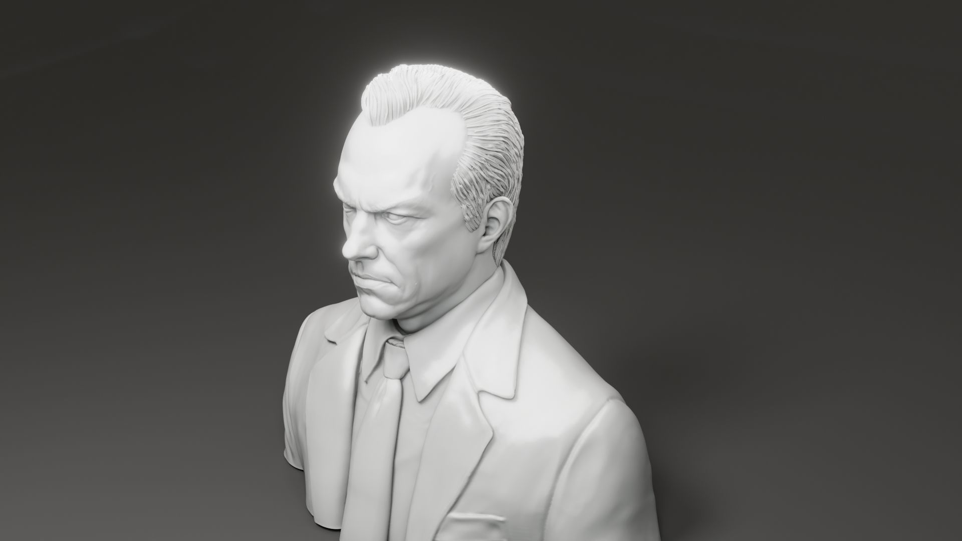 Hugo Weaving - Agent Smith - The Matrix 3D print model_4