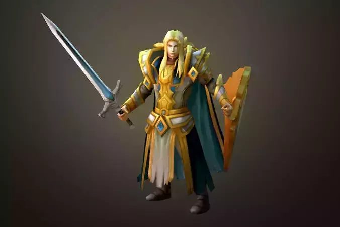 Fantasy Chess RPG Character - Arthur