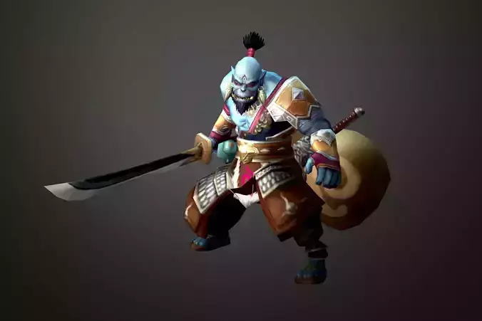 Fantasy Chess RPG Character - Blueoni