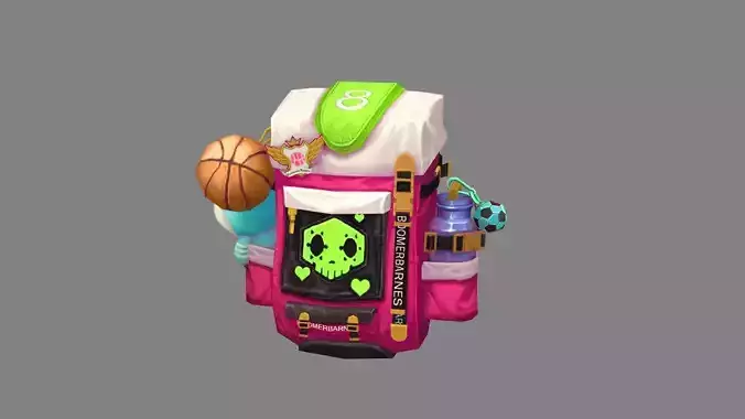 Cartoon Boy Schoolbag - Sports