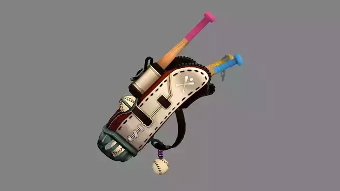 cartoon baseball bag