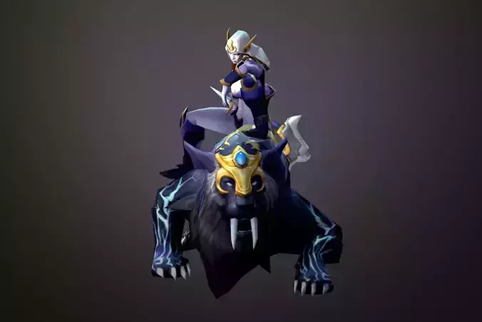 Fantasy Chess RPG Character - Dark Moon