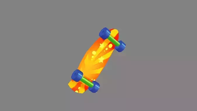 Cartoon Backpack - Skateboard