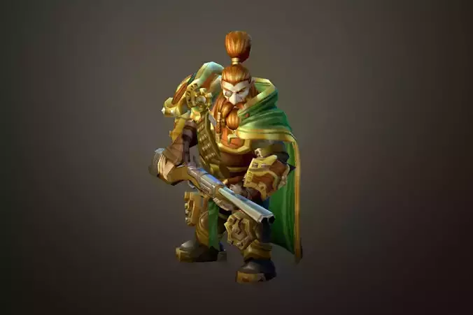 Fantasy Chess RPG Character - Dwalrin