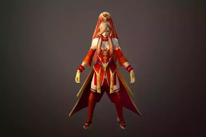 Fantasy Chess RPG Character - Fire Bird