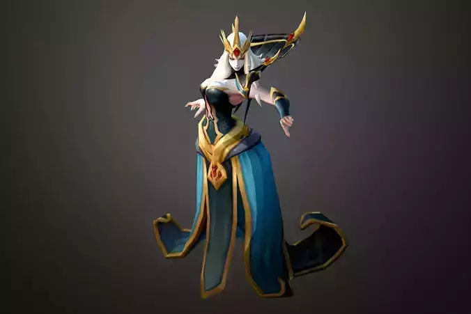 Fantasy Chess RPG Character - Frozen Wind