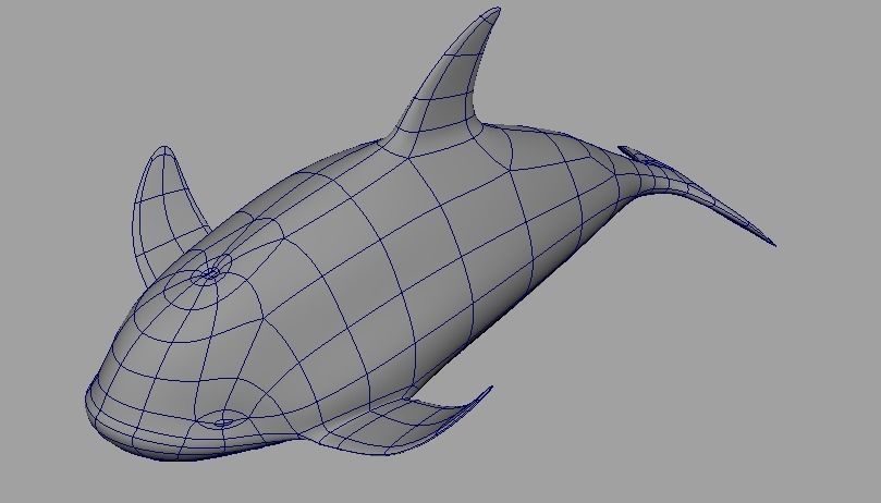 Cartoon Fish 7 Low-poly 3D model_5