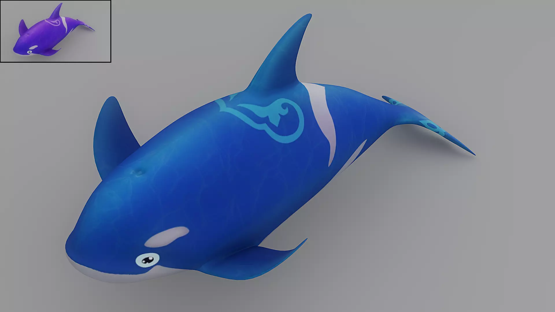Cartoon Fish 7 Low-poly 3D model_0