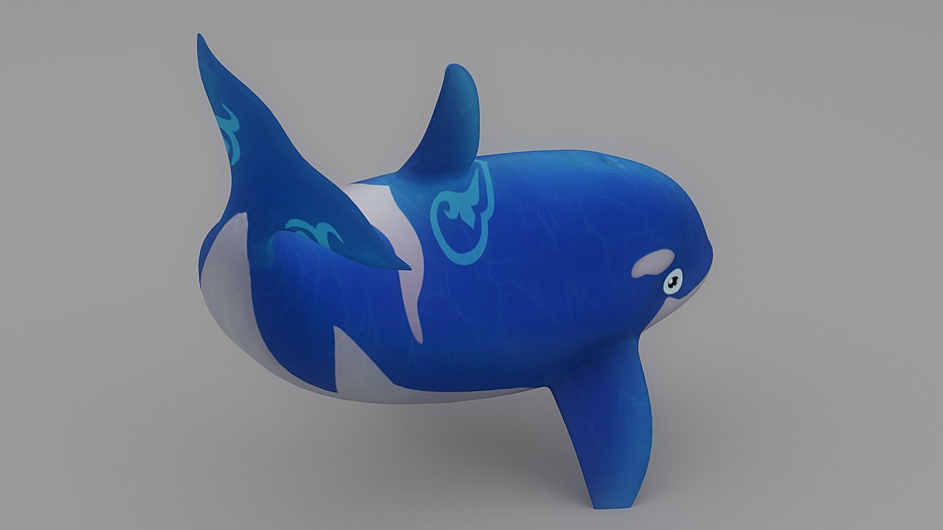 Cartoon Fish 7 Low-poly 3D model_4