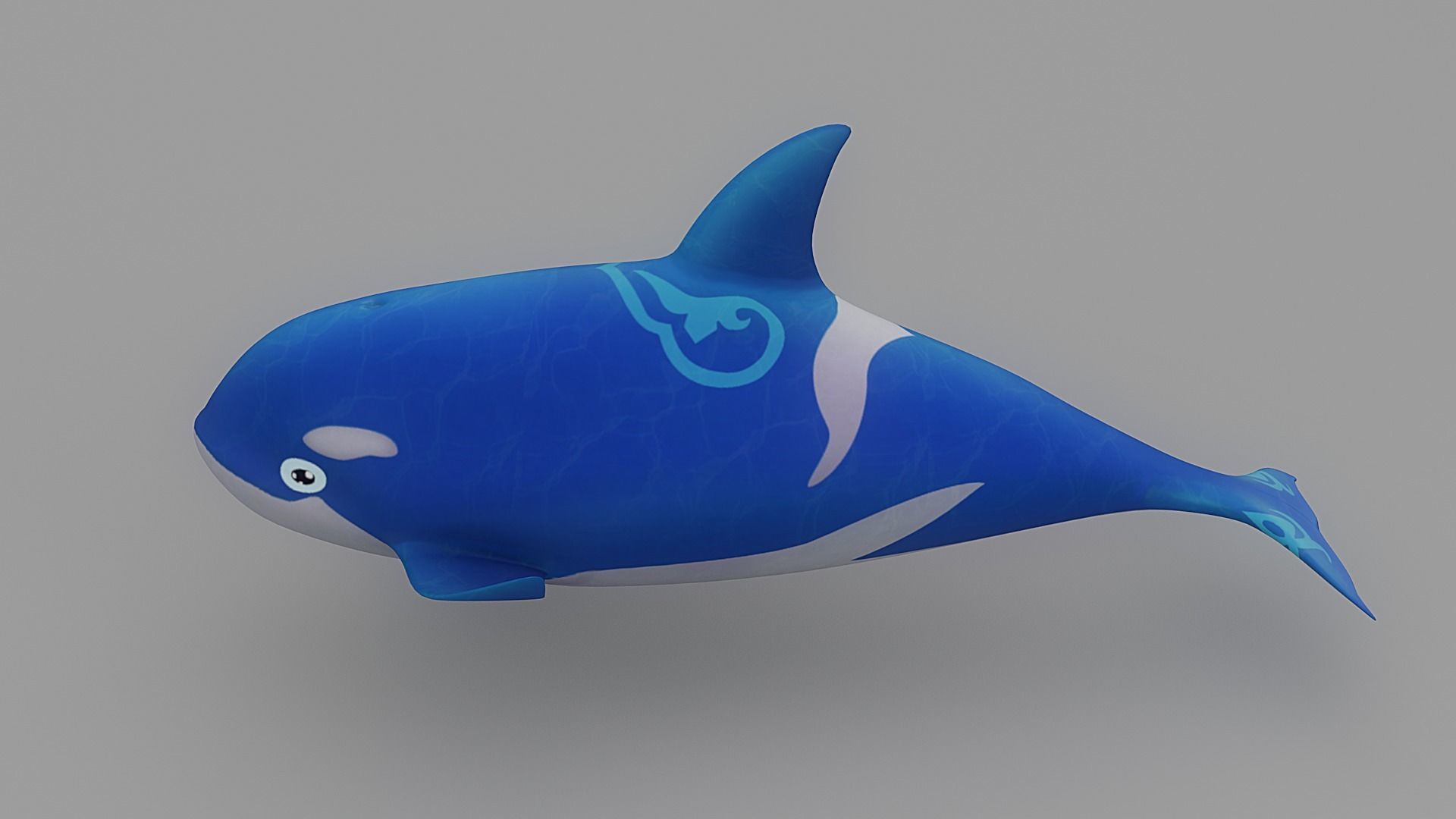 Cartoon Fish 7 Low-poly 3D model_1