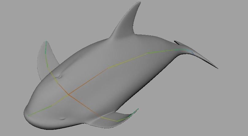 Cartoon Fish 7 Low-poly 3D model_6
