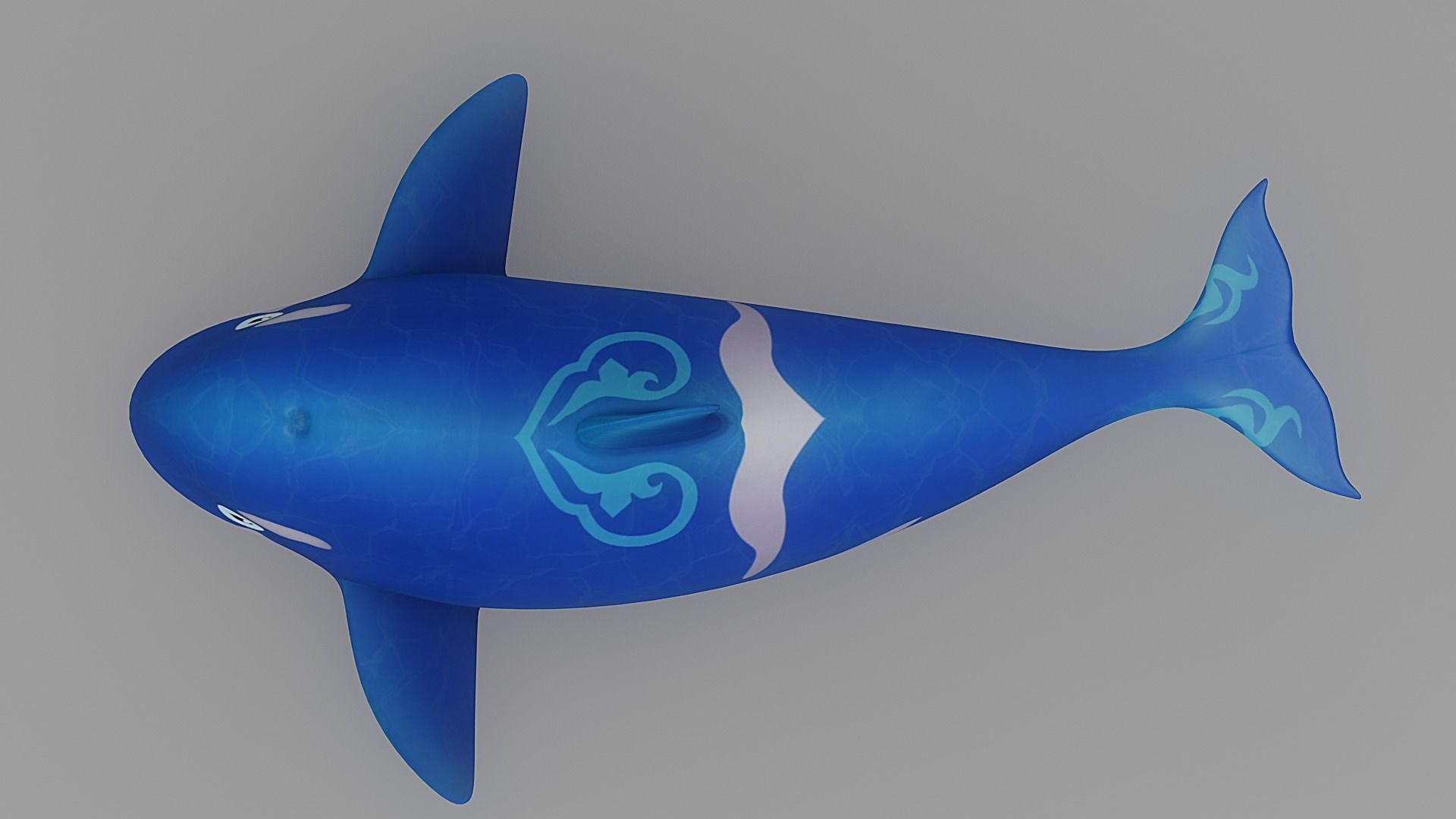 Cartoon Fish 7 Low-poly 3D model_2