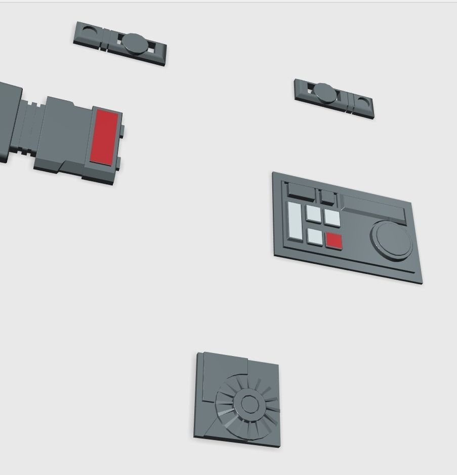 Cad Bane Armor  3D print model_1