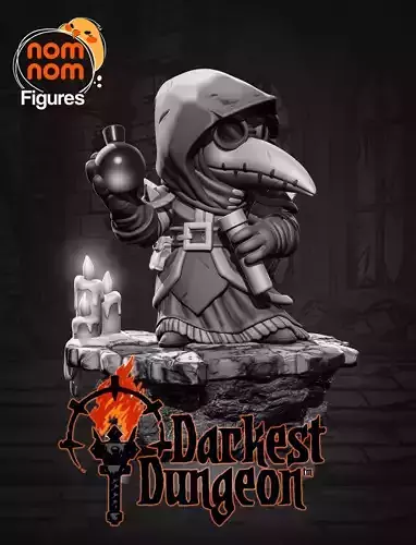 Chibi Plague Doctor 3D print model