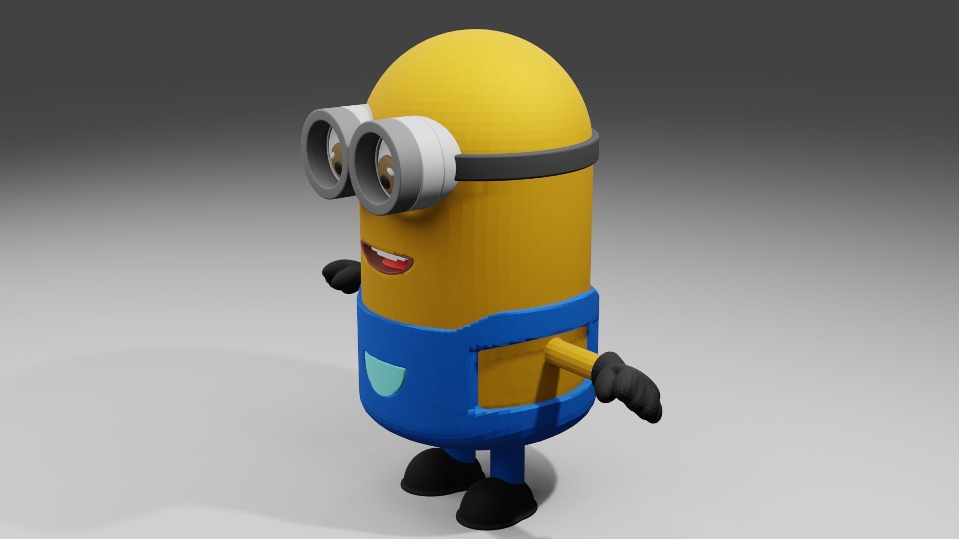Minion 3D model minions character Low-poly 3D model_19