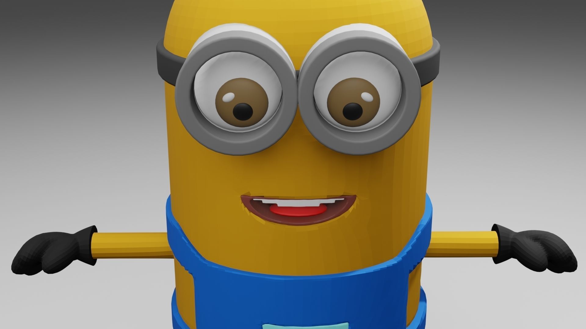 Minion 3D model minions character Low-poly 3D model_18