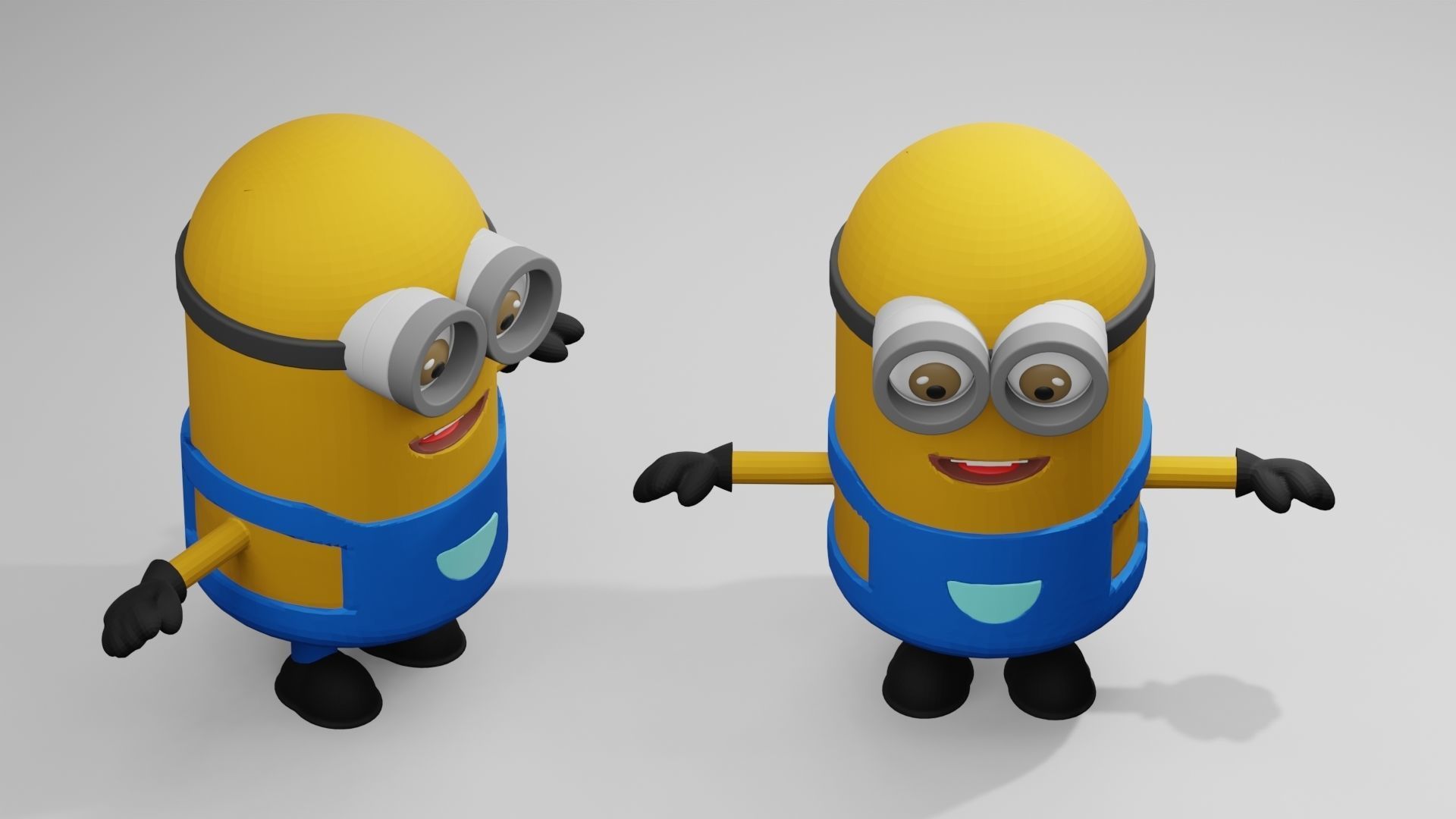 Minion 3D model minions character Low-poly 3D model_10