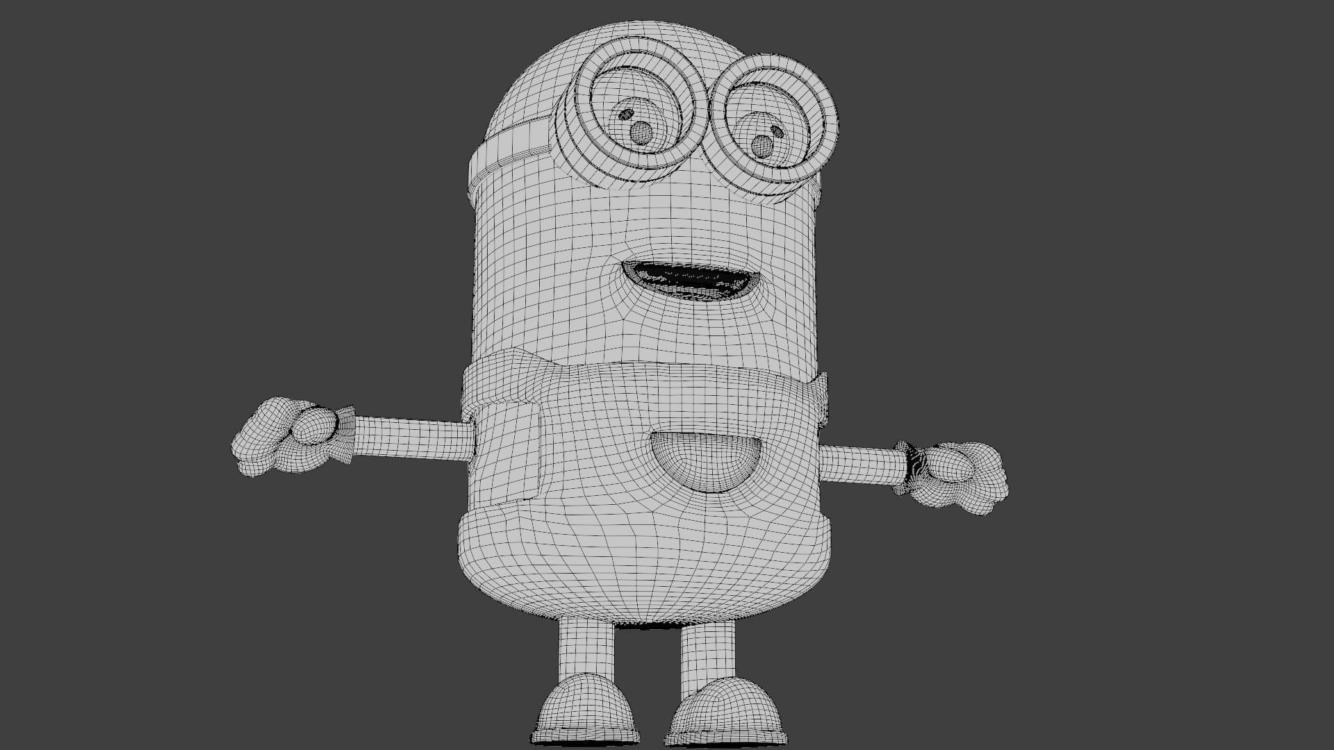 Minion 3D model minions character Low-poly 3D model_14