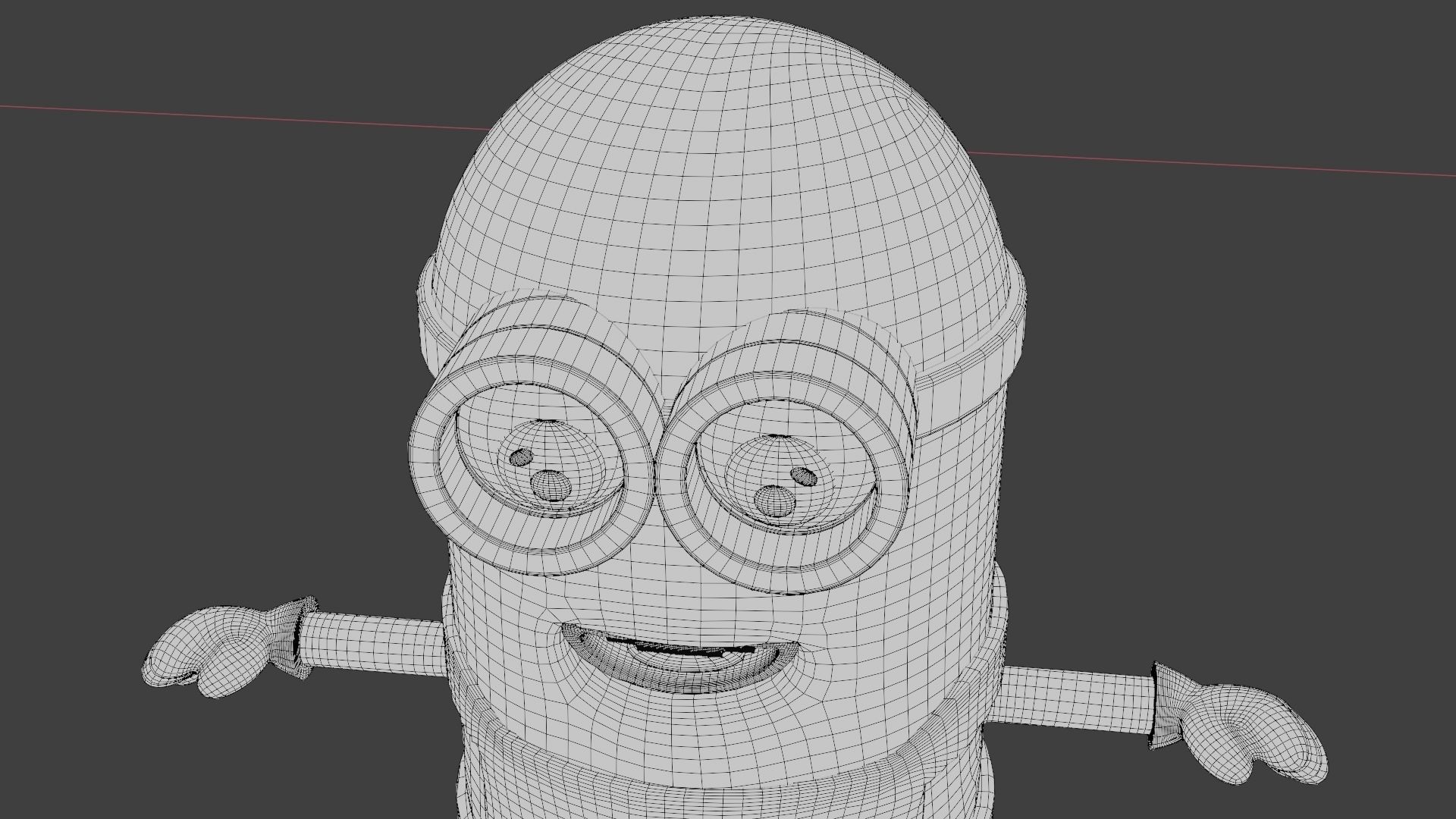 Minion 3D model minions character Low-poly 3D model_13