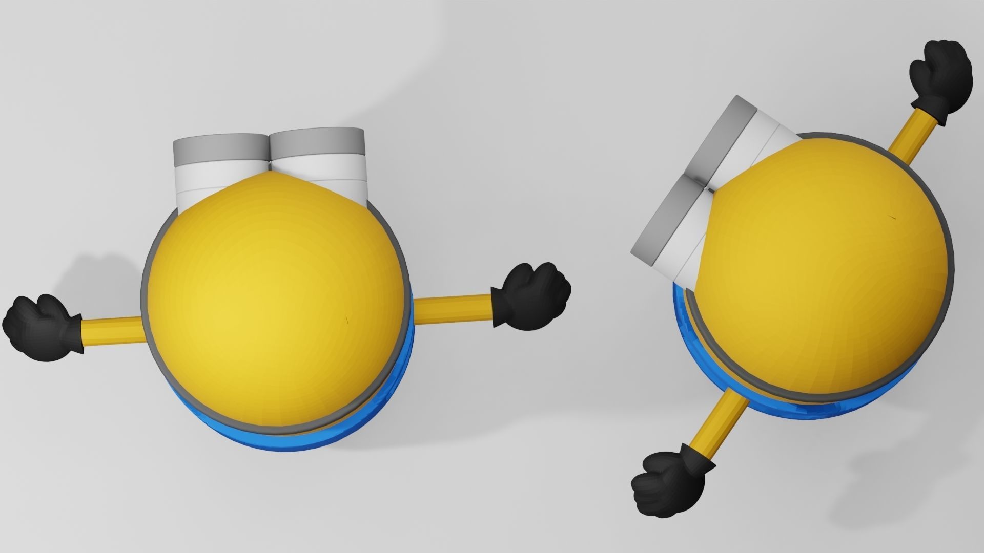 Minion 3D model minions character Low-poly 3D model_7