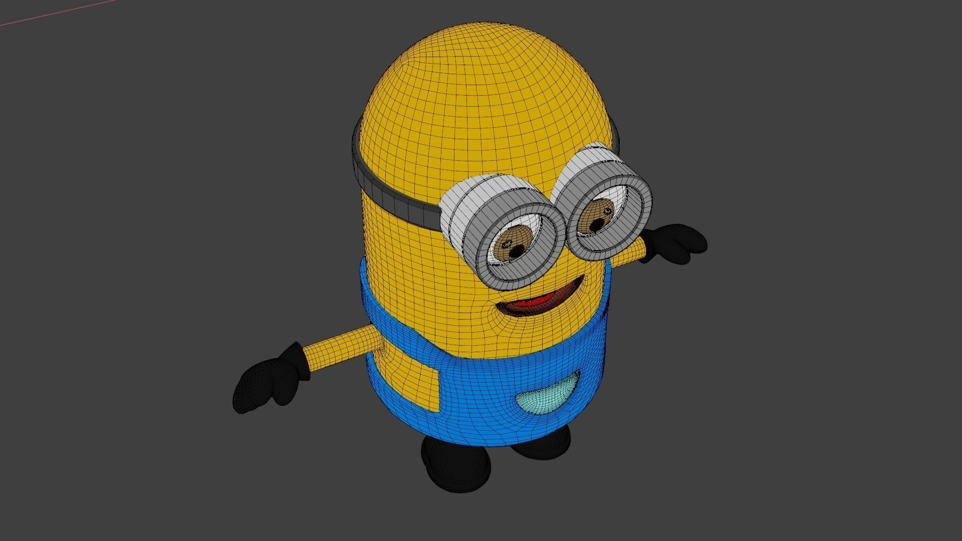 Minion 3D model minions character Low-poly 3D model_15