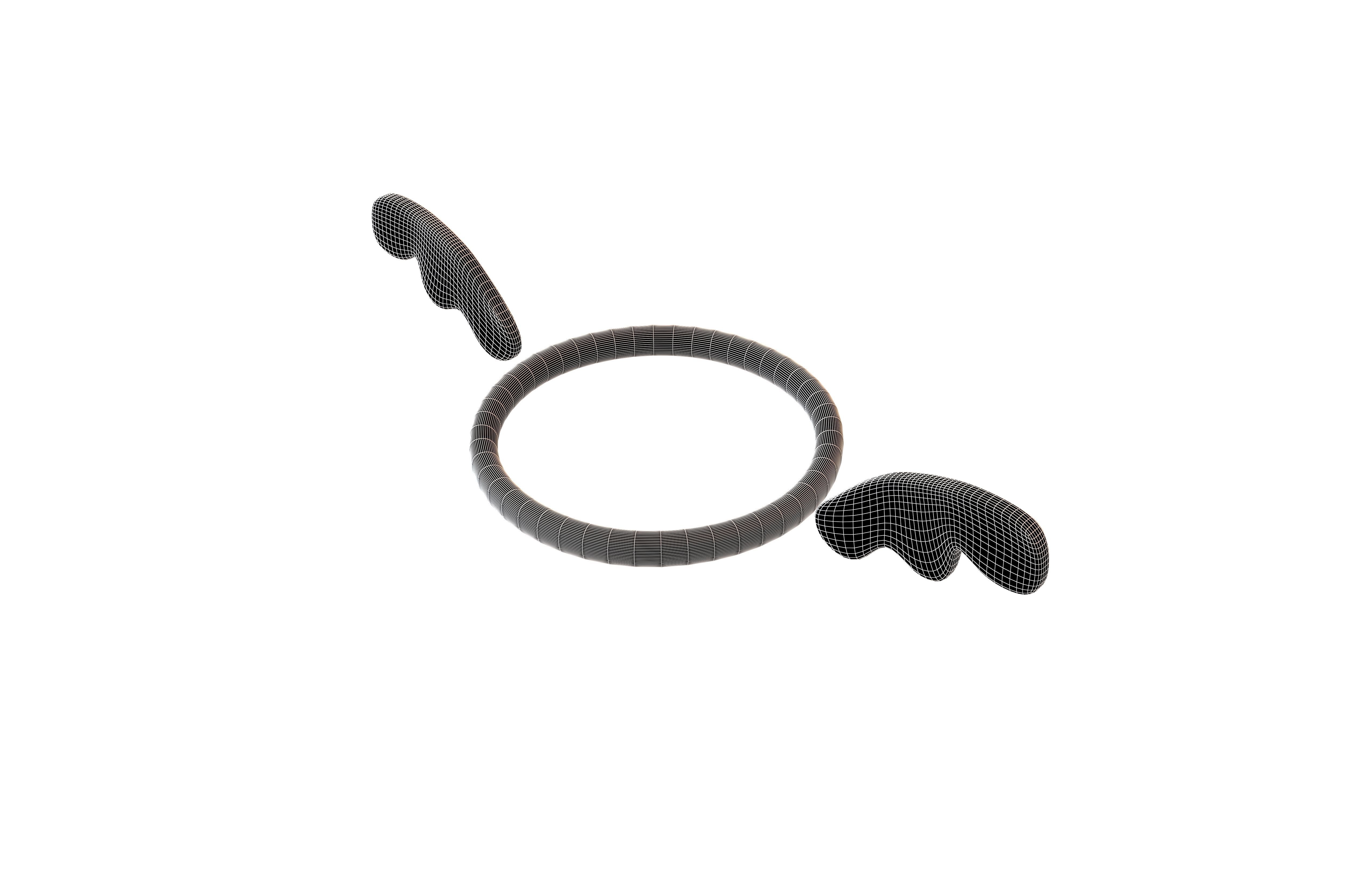 Angel Halo v2 004 Low-poly 3D model_7