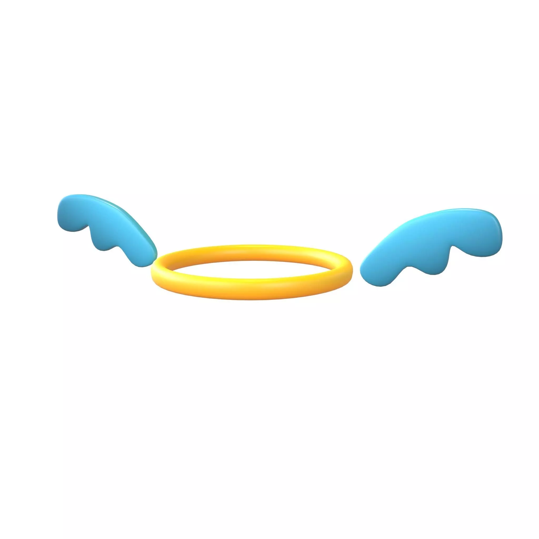 Angel Halo v2 007 Low-poly 3D model_0