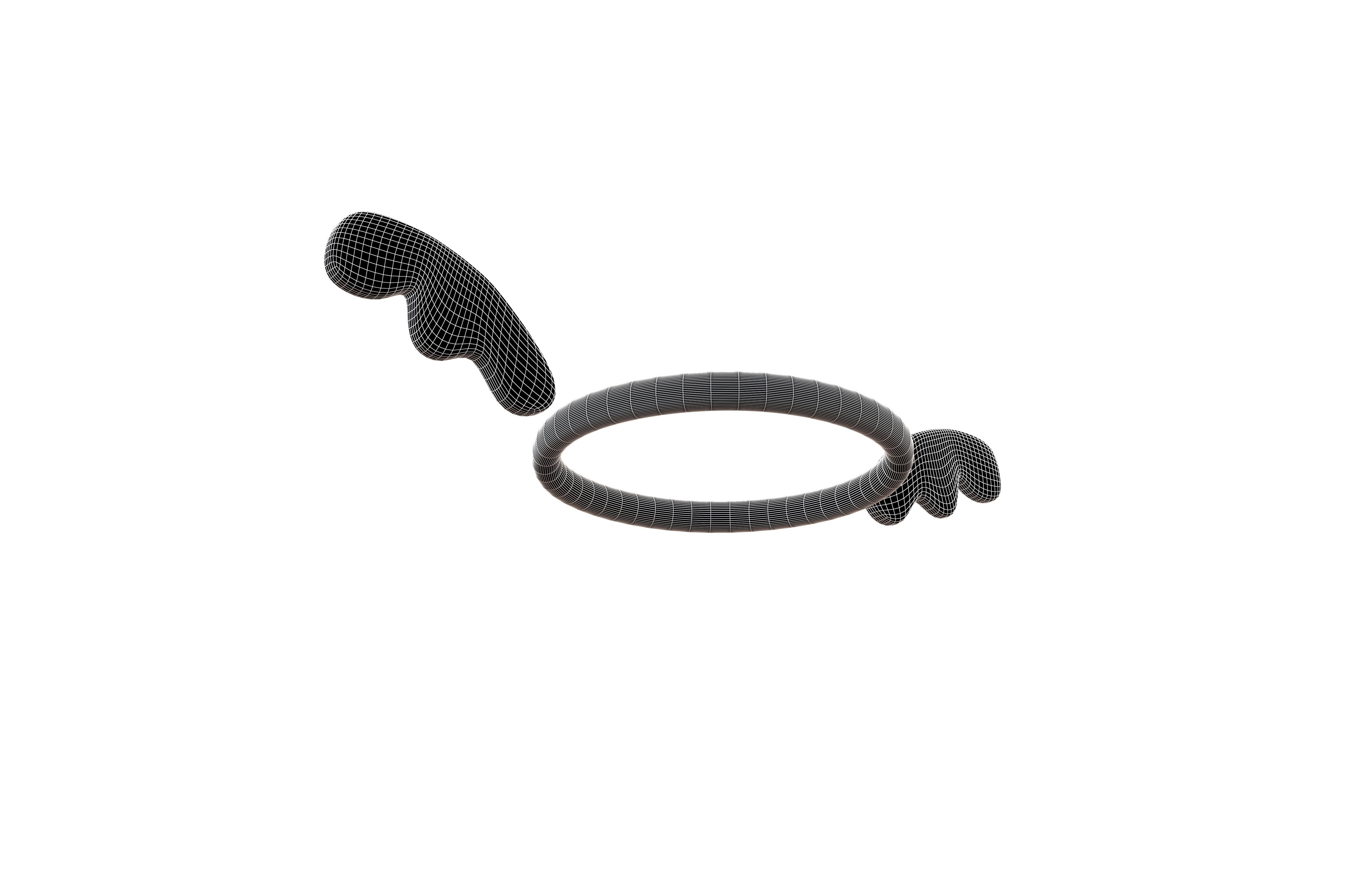 Angel Halo v2 007 Low-poly 3D model_6