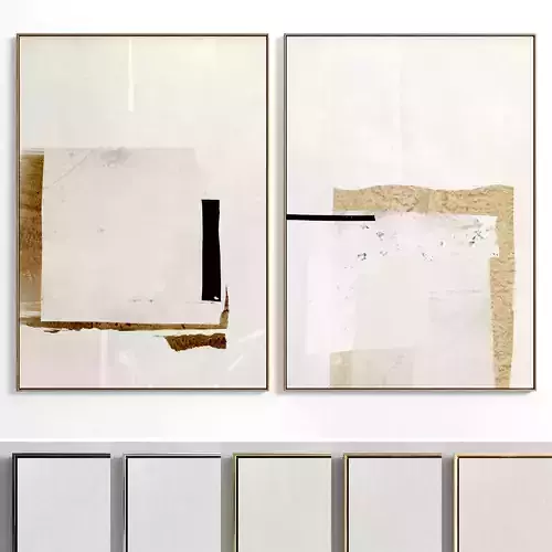 Plaster Two Photo Frame E-51