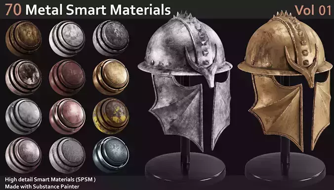 70 Metal Smart Materials Vol1 Texture