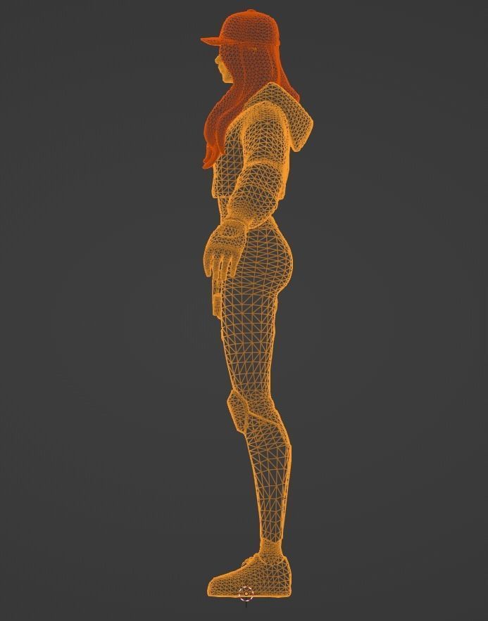 Ruby Blue v2 - Fortnite Free low-poly 3D model_20