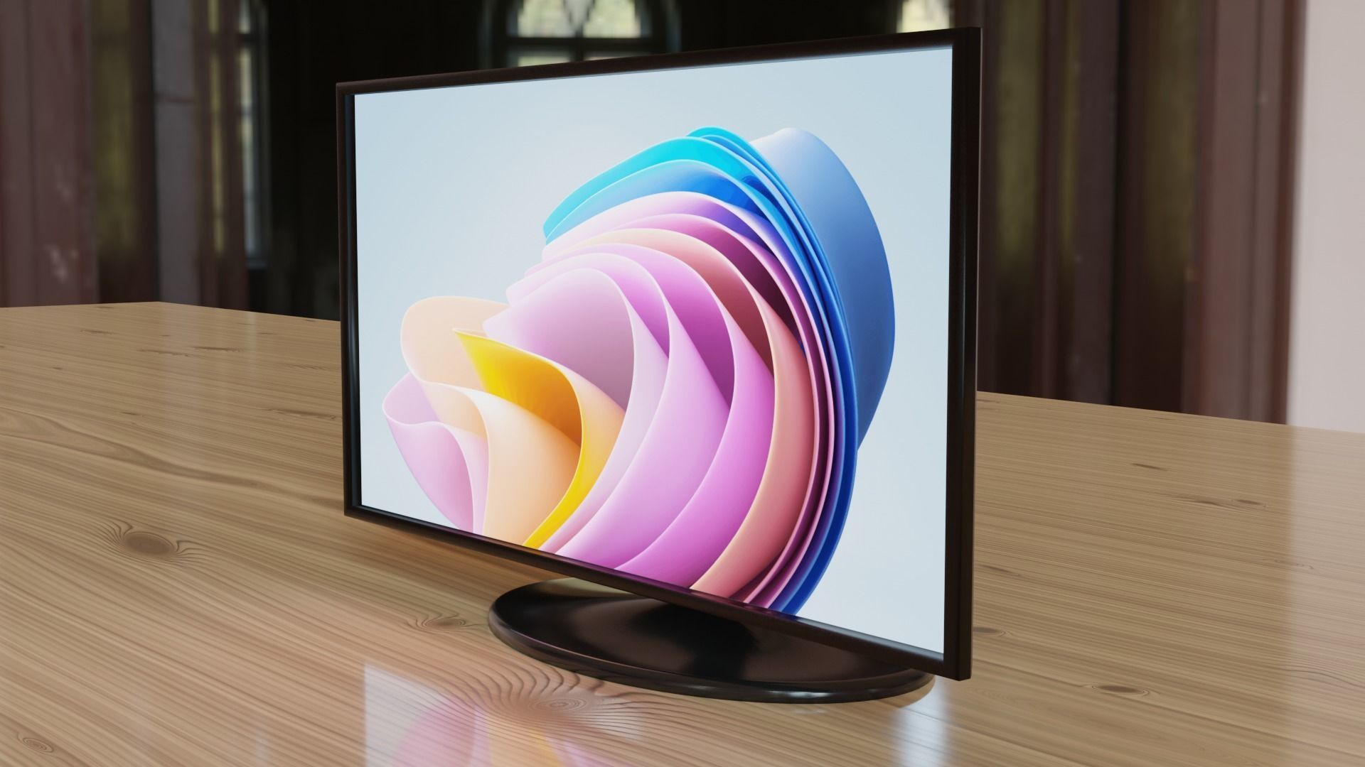 PC Monitor 3D model_2