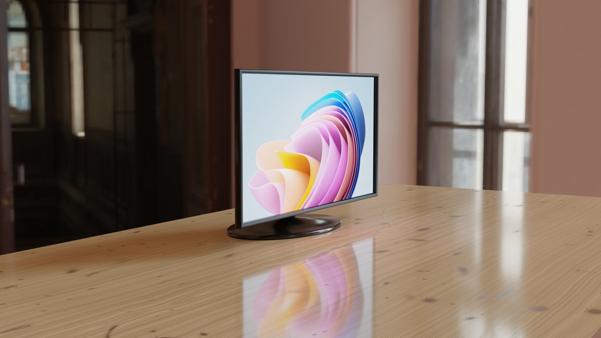 PC Monitor 3D model_3