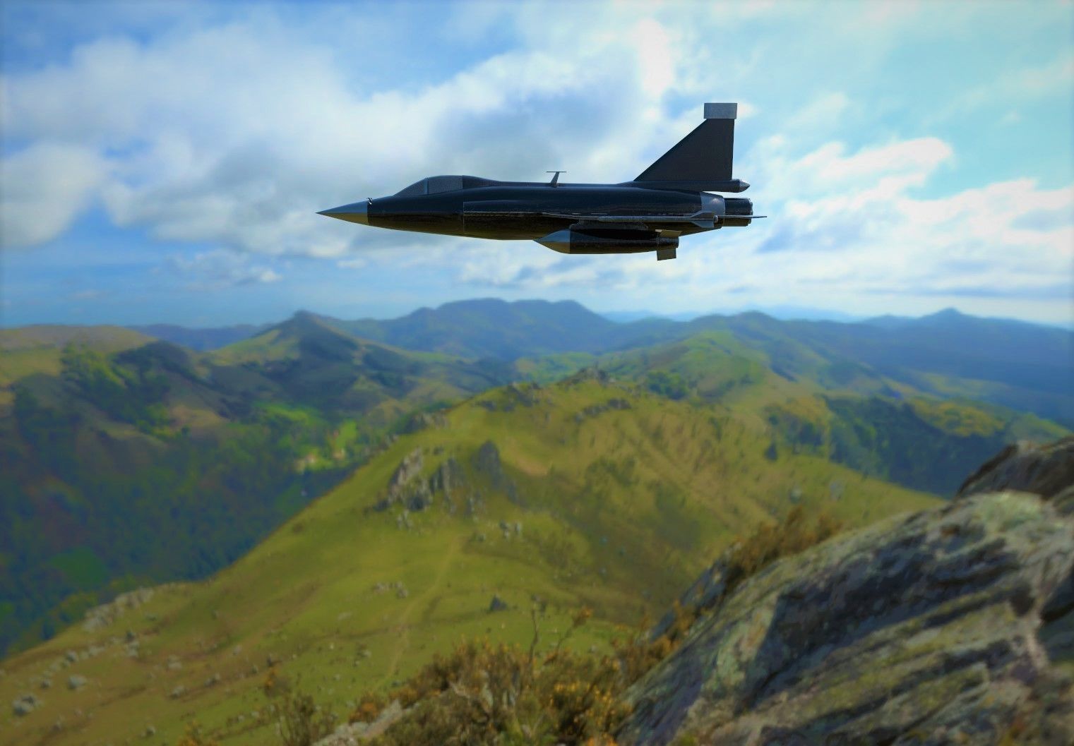 JF 17 Free low-poly 3D model_2