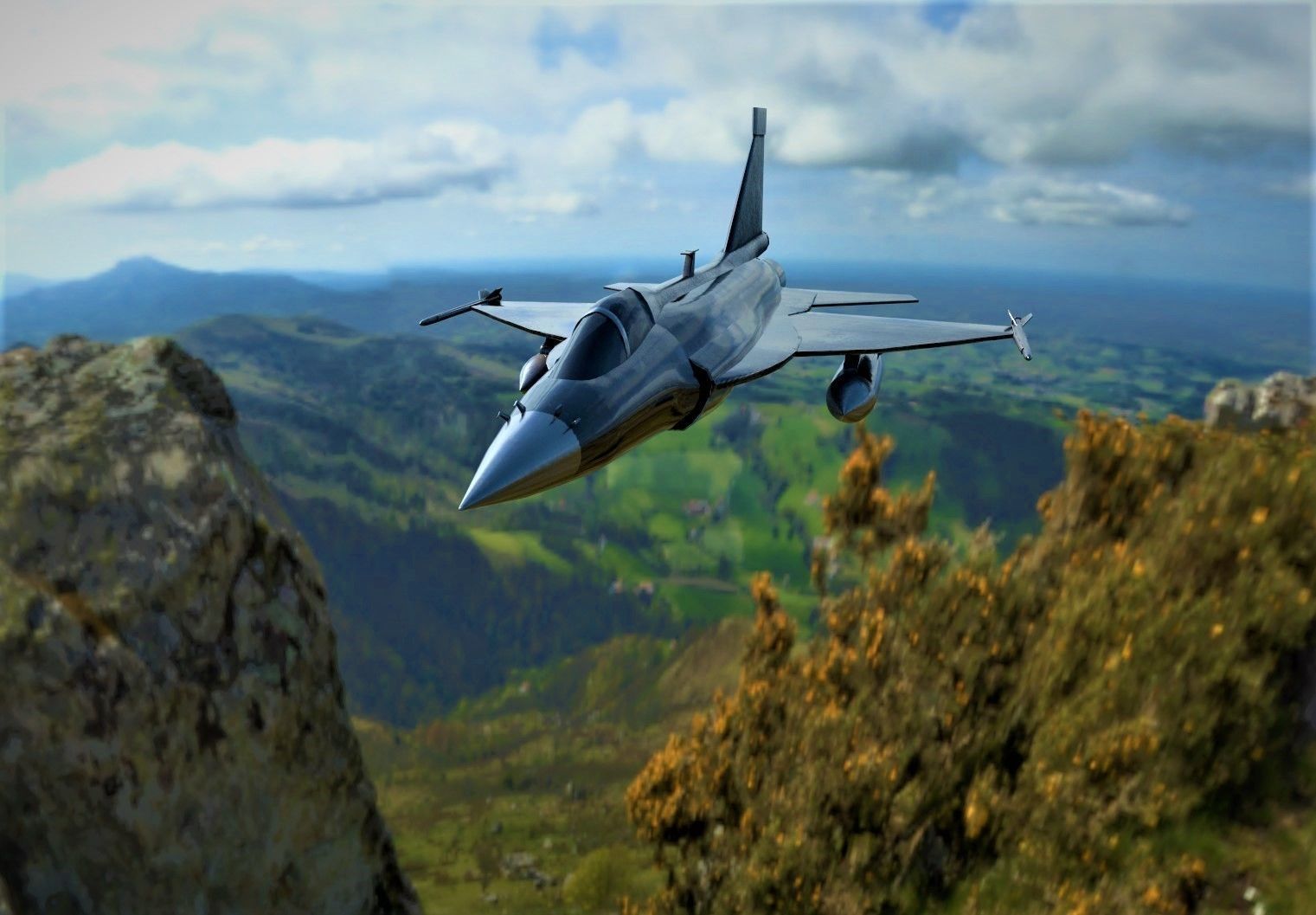 JF 17 Free low-poly 3D model_3