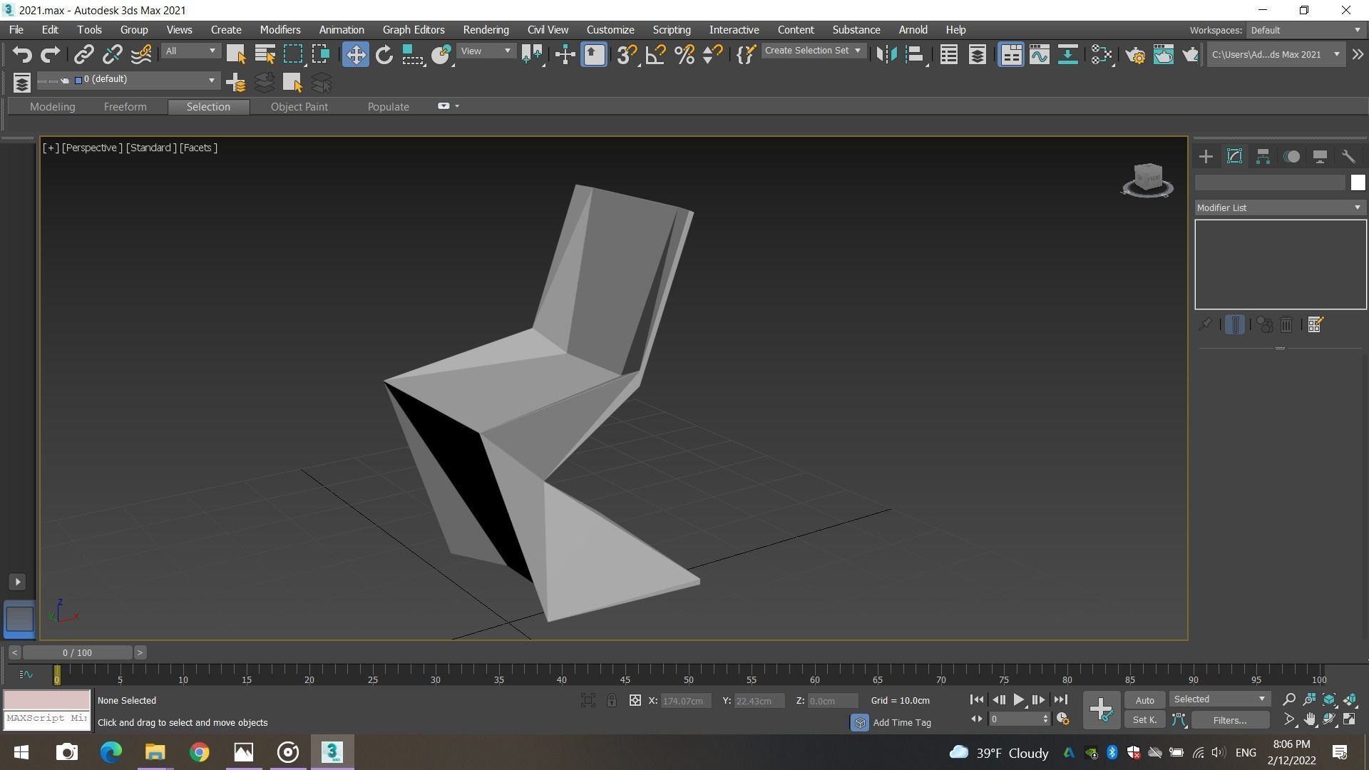 Chair 1016 3D model_3