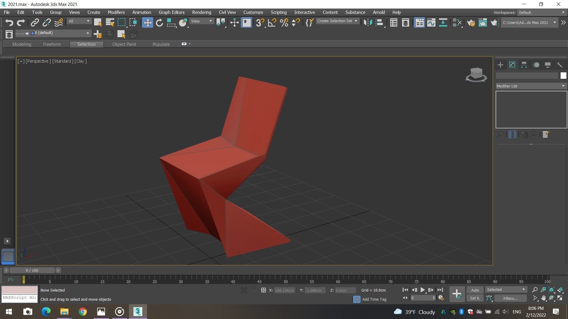 Chair 1016 3D model_4