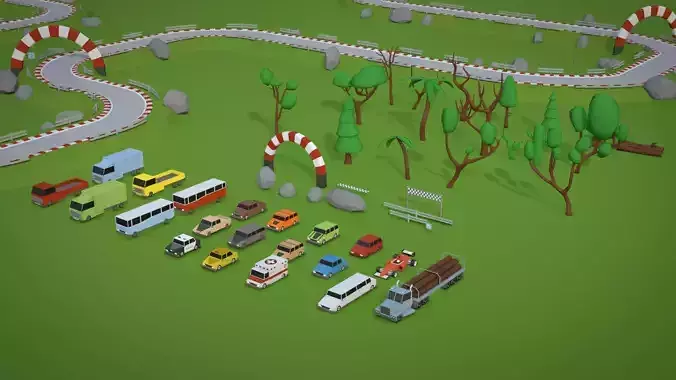 Race Track Collection for Games