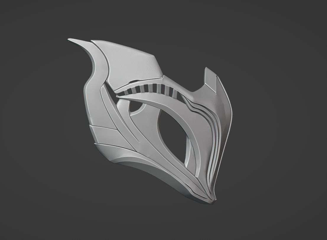Rain mask from Mortal Kombat 11 - Secret Son 3D print model_12
