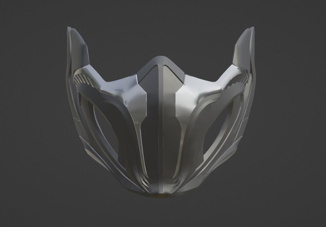 Rain mask from Mortal Kombat 11 - Secret Son 3D print model_7