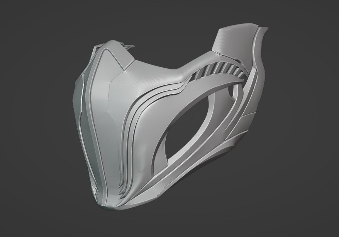 Rain mask from Mortal Kombat 11 - Secret Son 3D print model_13