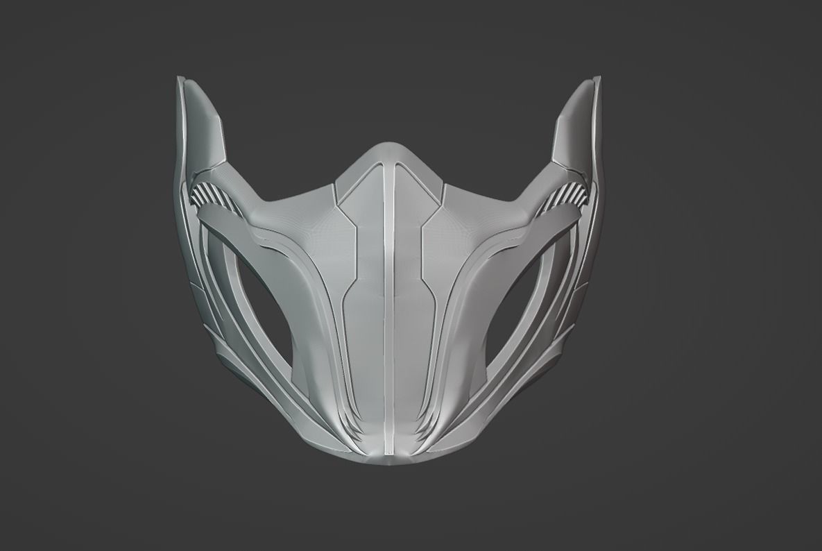 Rain mask from Mortal Kombat 11 - Secret Son 3D print model_10