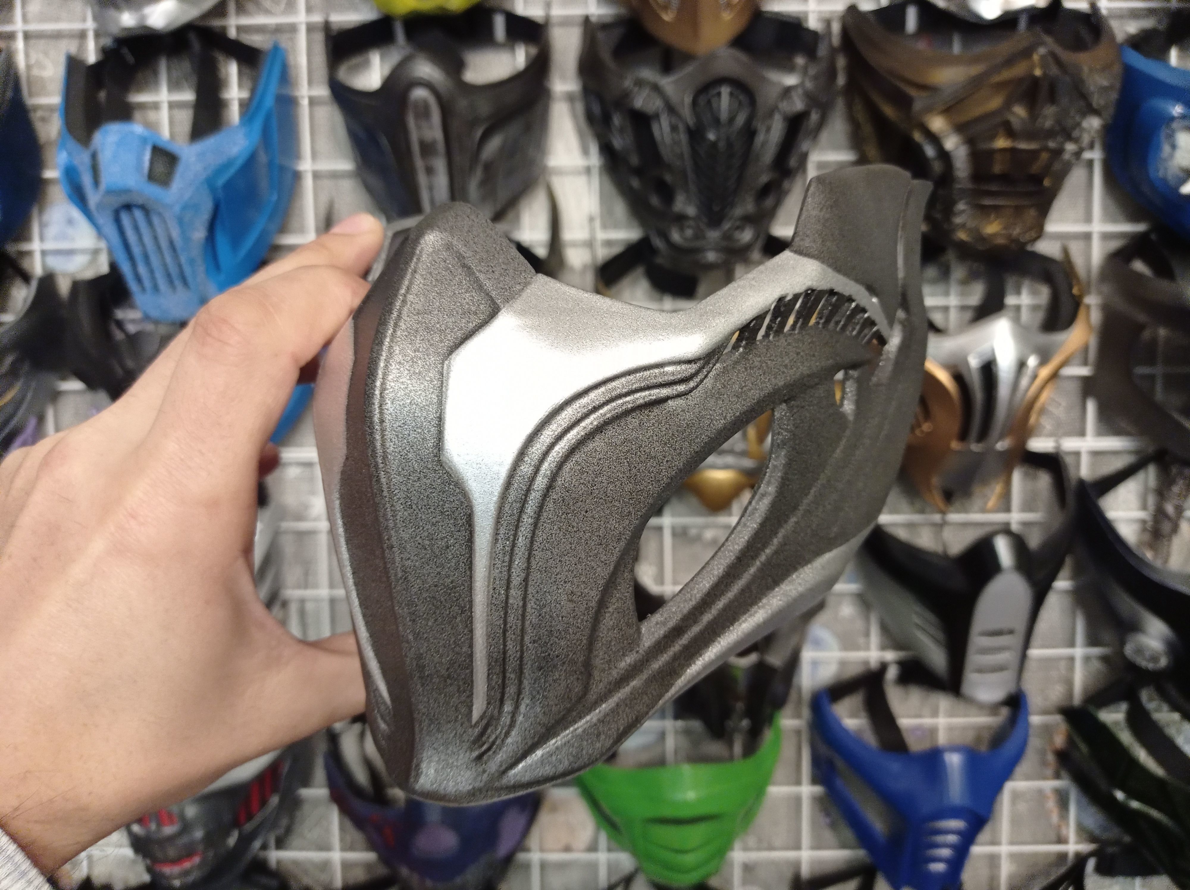 Rain mask from Mortal Kombat 11 - Secret Son 3D print model_3