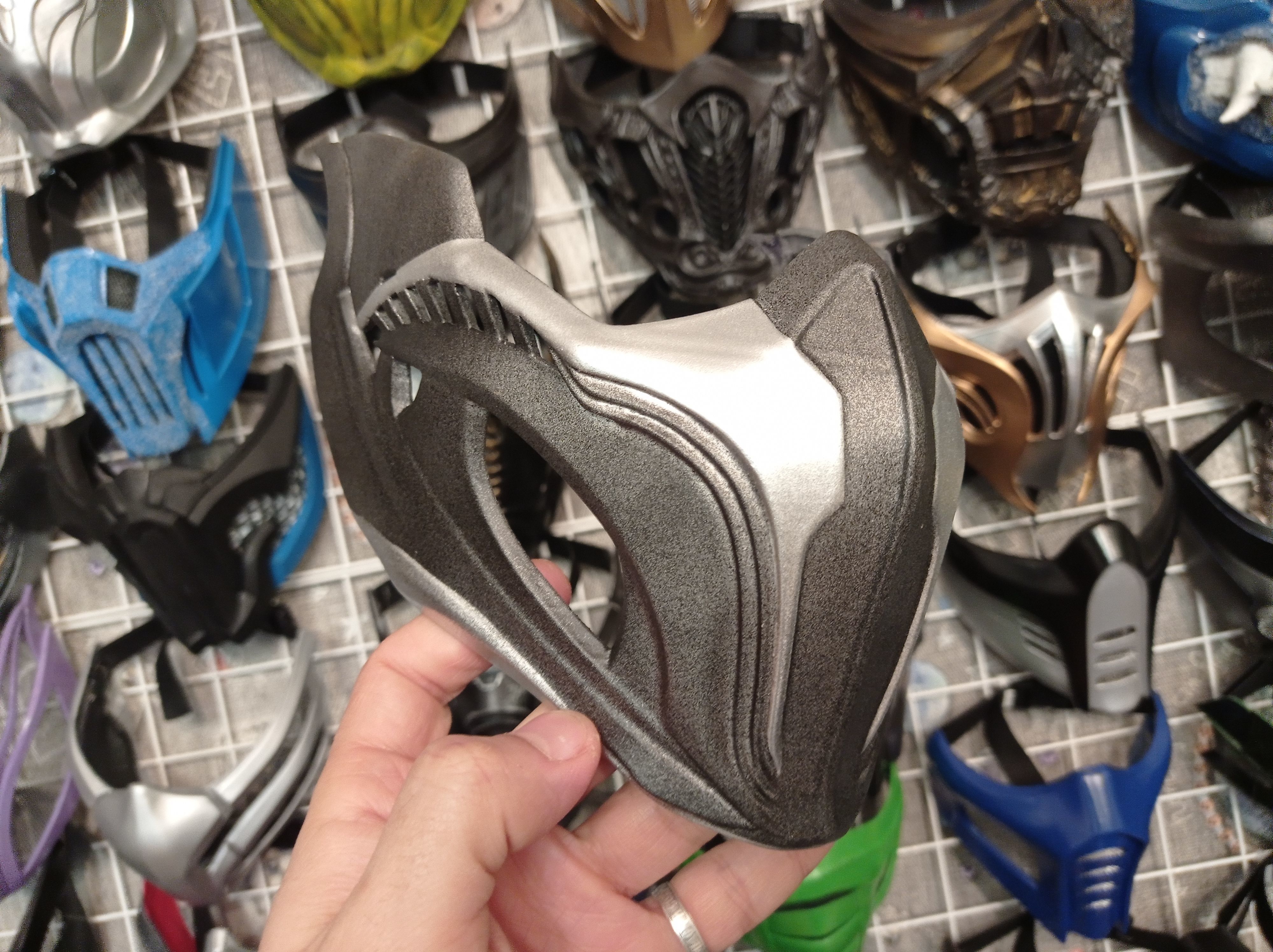 Rain mask from Mortal Kombat 11 - Secret Son 3D print model_6
