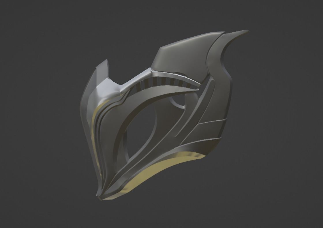 Rain mask from Mortal Kombat 11 - Secret Son 3D print model_8