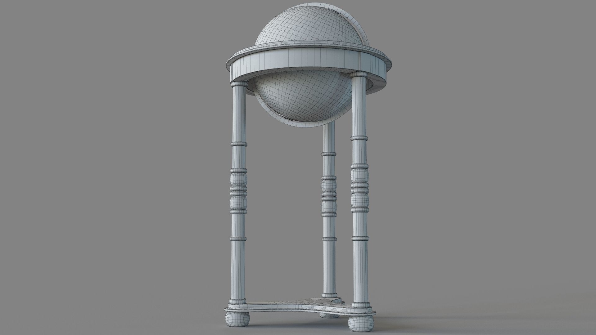 Lancaster Floor Globe By Replogle Globes 3D model_5