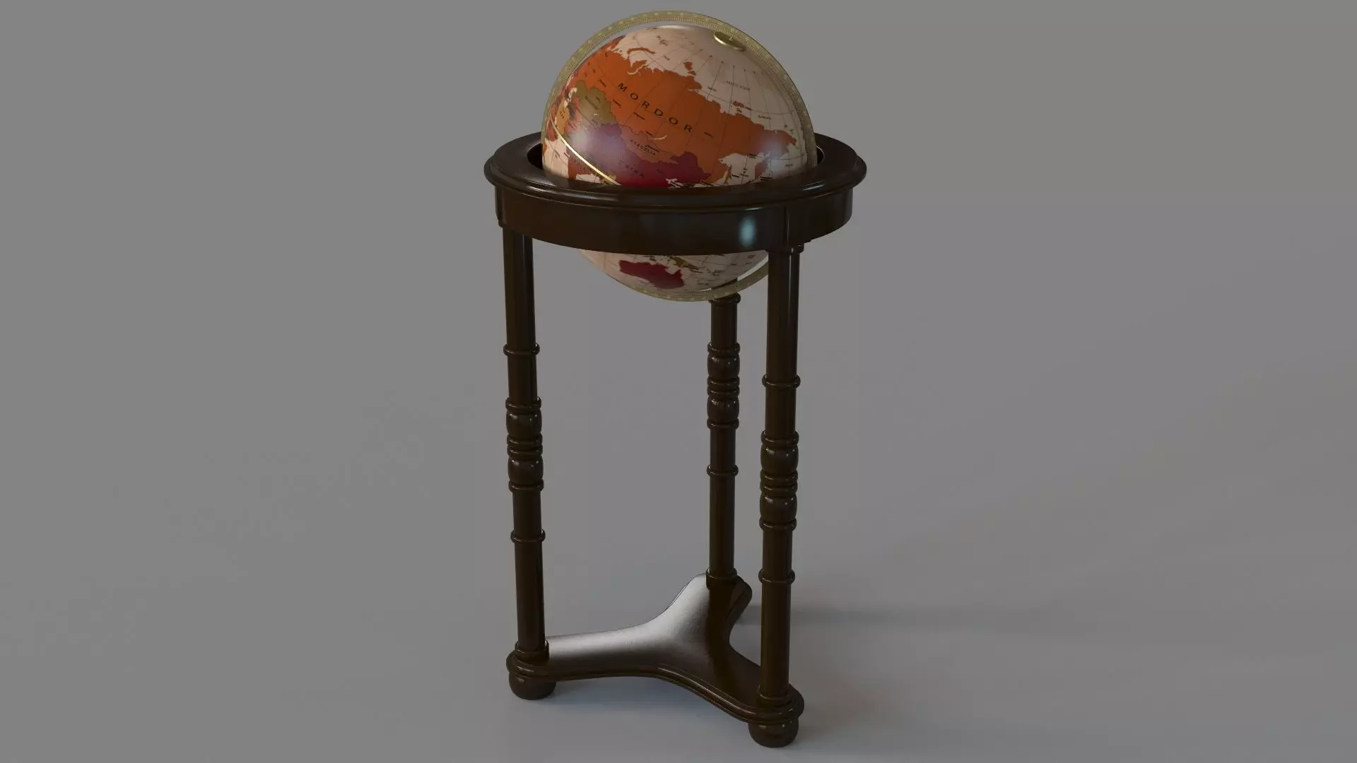 Lancaster Floor Globe By Replogle Globes 3D model_0