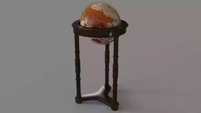 Lancaster Floor Globe By Replogle Globes 3D model