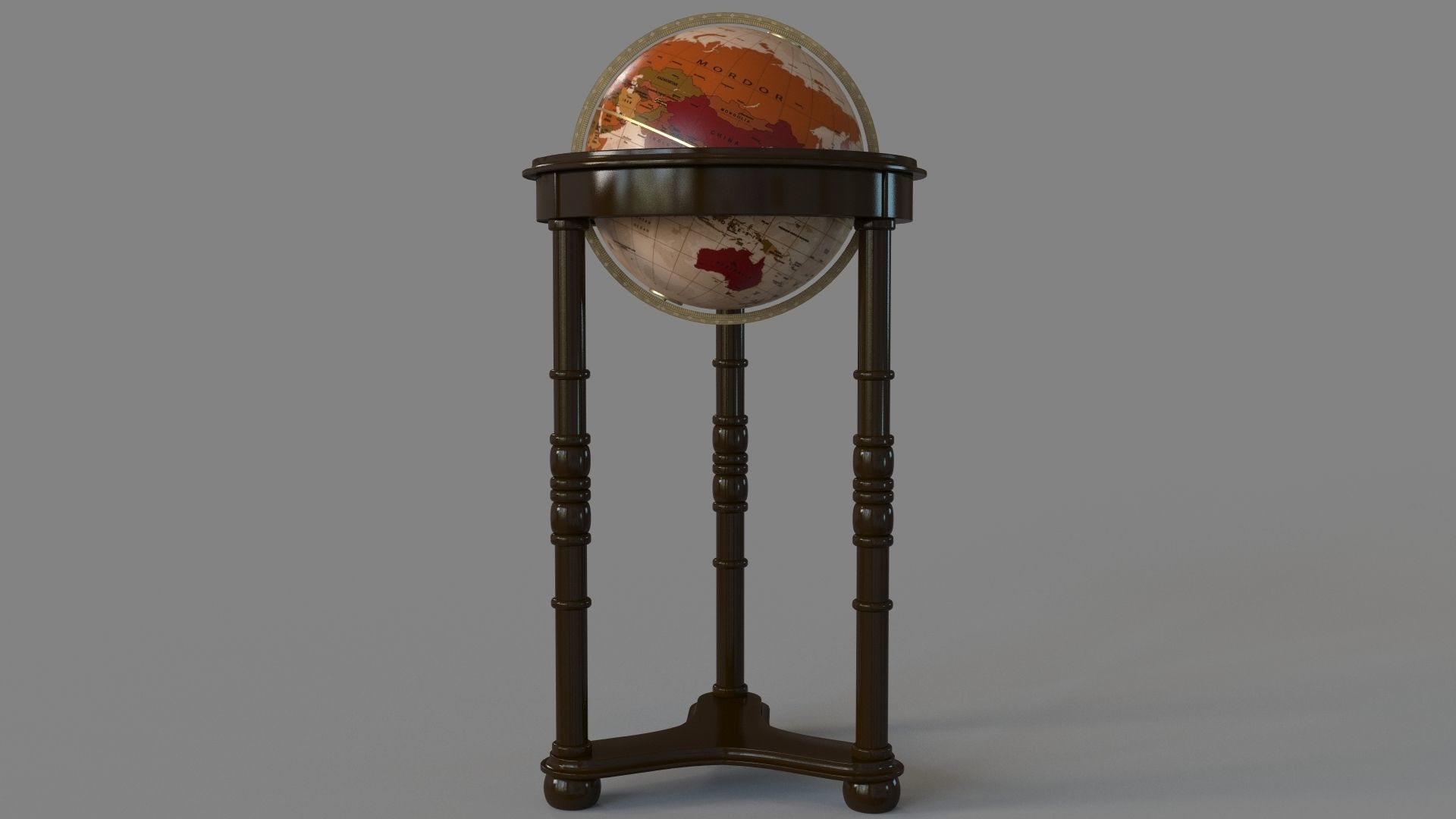 Lancaster Floor Globe By Replogle Globes 3D model_1