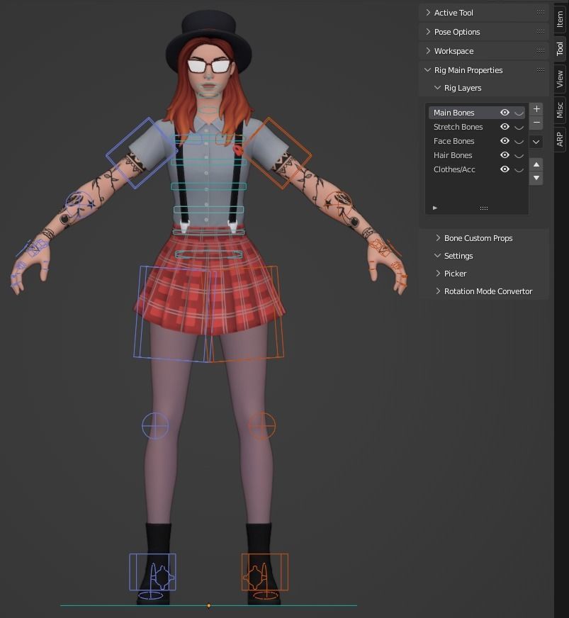 Pepper Thorne - Fortnite Low-poly 3D model_13
